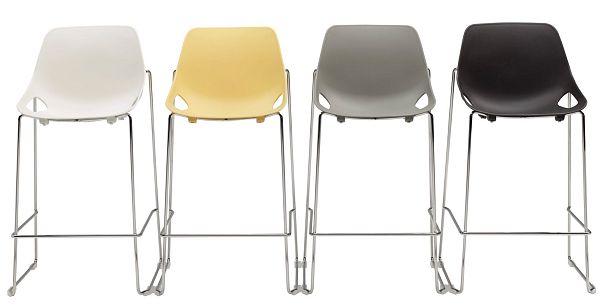 Стул Q5 (пруток, барный), серый - Вид 11