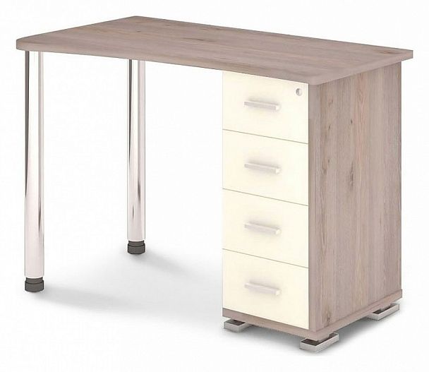 Стол письменный Домино нельсон СКМ-50 Белый/Нельсон левый - Вид 1