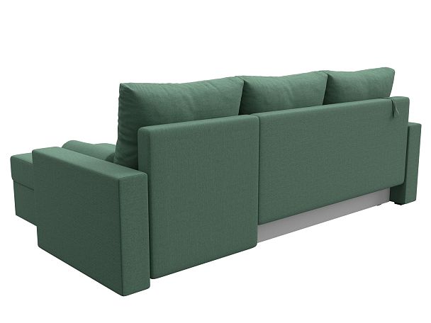 Диван угловой Верона Лайт правый угол Рогожка зеленый - Вид 6