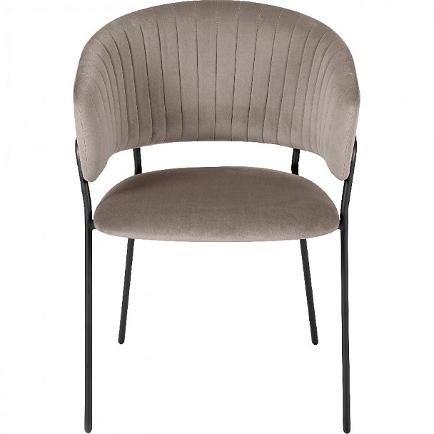 Стул кухонный Даксон мокко велюр/черный - Вид 2