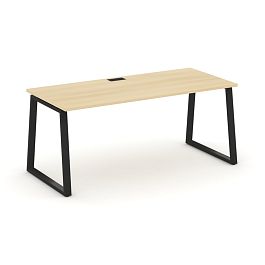 Стайл Проджект Директ / Style Project Direct Стол письменный SN-6T1.SR-014.M Акация Лорка/Металл Черный 1580*700*750 - Фото предпросмотра