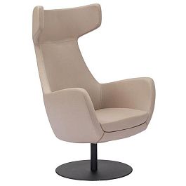 Кресло Orlean на круглой опоре (Orlean art.D100M BL) - Фото предпросмотра