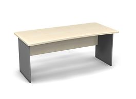 Стол прямой 1800 Берлин Береза Майнау/Серый СП 180.85 - Фото предпросмотра