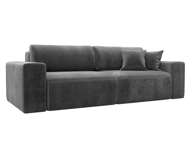 Диван прямой Лига-036 НПБ Классик Велюр серый - Вид 1