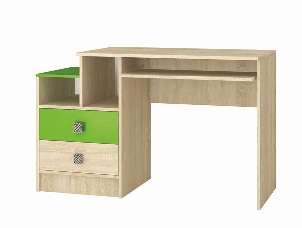 Стол письменный Колибри (750х1200х550) дуб сонома/мохито матовый - Вид 1