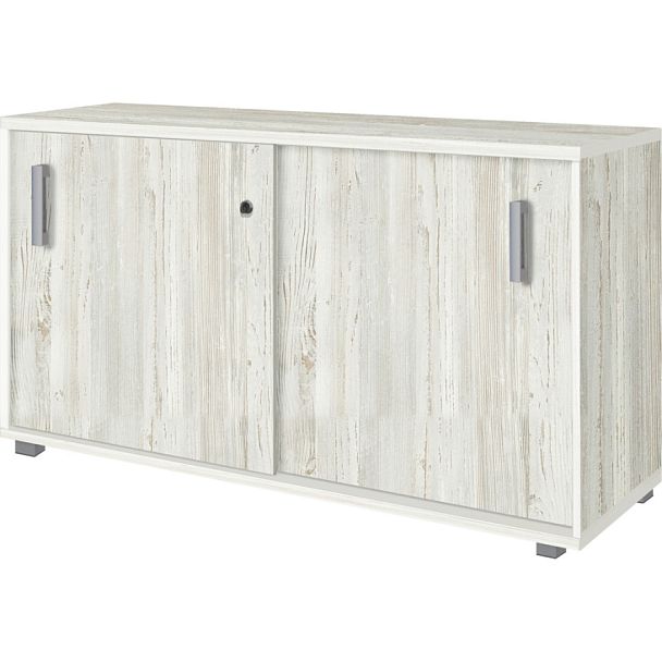 Тумба-купе НТМ-15.7 Сосна винтер 1496x442x750 Аргентум - Вид 1