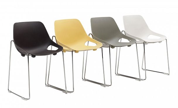 Стул Q5 (пруток), белый, стопируемый - Вид 6