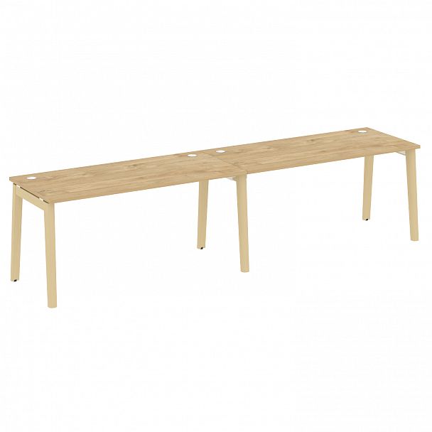 Рабочая станция "Onix wood" OW.RS-2.4.7 тиквуд светлый/дуб светлый - Вид 1