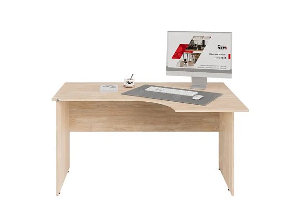 ЛАЙТ / LIGHT RLG004-14x9R Угловой стол 140x90x75 Дуб Сонома - Вид 2