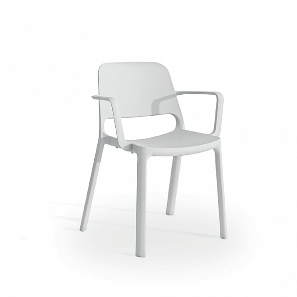 Стул Nuke B white, стопируемый - Вид 1