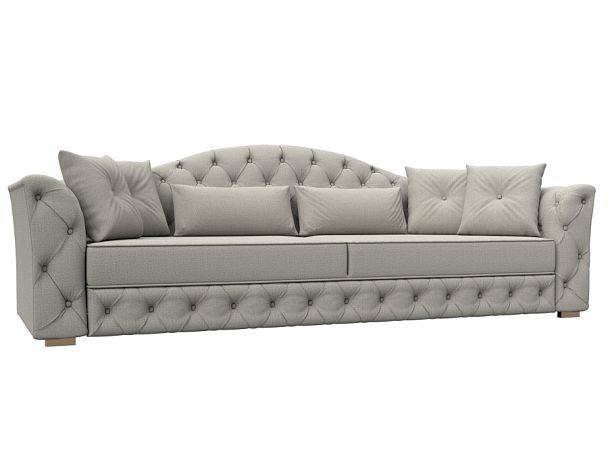 Диван прямой Артис Рогожка бежевый - Вид 1