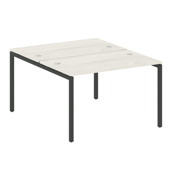 Metal System Quattro Р. ст. на П-образном м/к 40БП.РАС-СП-2.2 Дуб наварра/Антрацит металл 1200*1475*750 - Вид 1