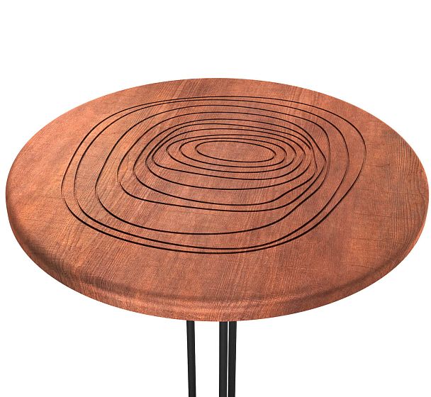 Столик журнальный Sheffilton SHT-CT44-3/H43 кариф/черный муар - Вид 3