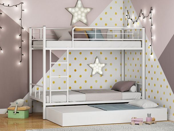 Кровать двухъярусная "Севилья-2КВ" белый - Вид 1