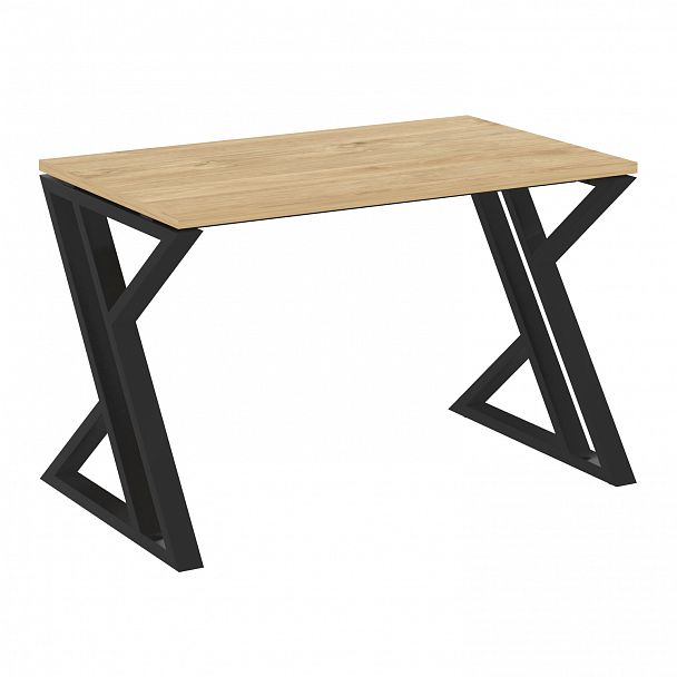 Стол рабочий "Loft" VR.L-SRZ-2.7 тиквуд светлый/черный - Вид 1