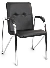 Стул Samba CH V14 искусственная кожа / черная - Фото предпросмотра