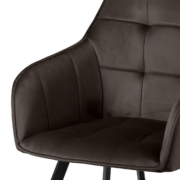 Кресло поворотное Мони, Confetti stone/черный - Вид 8