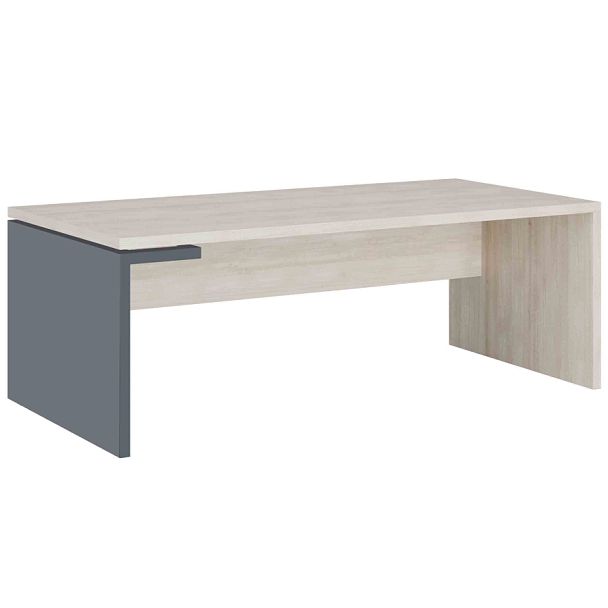 Стол рабочий левый Zion 180x100x74 дуб шамони светлый - Вид 1