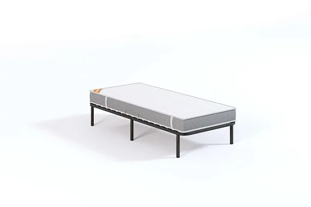 Кровать - подиум металлическая София 1200*2000, цвет черный - Вид 2