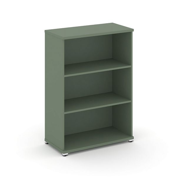 Concept Стеллаж 1 широкая секция, 3 ниши CN.STS-310 Кобо/Металл Белый 836*420*1186 - Вид 1