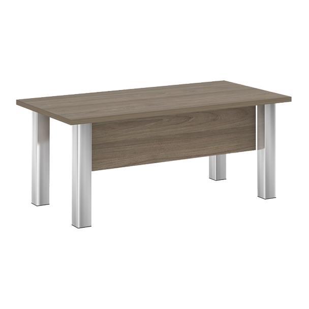 Yalta Стол руководителя M-LT.D-18.1 Вяз/Нерж. сталь 1800*900*750 - Вид 1