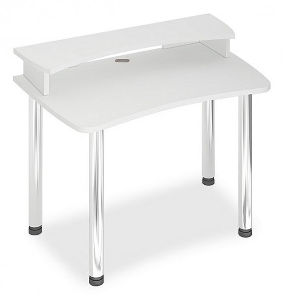 Стол компьютерный Домино Лайт СКЛ-Софт120МО+НКИЛ120 Белый - Вид 1