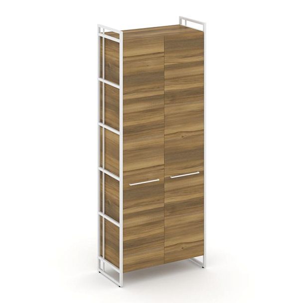 Rift Шкаф 5 ниш широкий RF.SS-51 Сандал Янтарный/Металл Белый 798*396*2010 - Вид 1