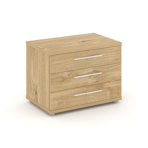 Rift Тумба опорная/приставная RF.TOP-021 Тиквуд Светлый/Металл Белый 600*450*523 - Вид 1