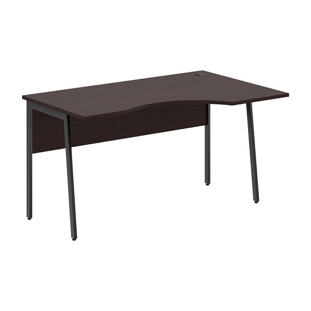 Стол прямой СА-2P(R) Венге Магия/Антрацит 1400х900х755 IMAGO PLUS - Вид 1