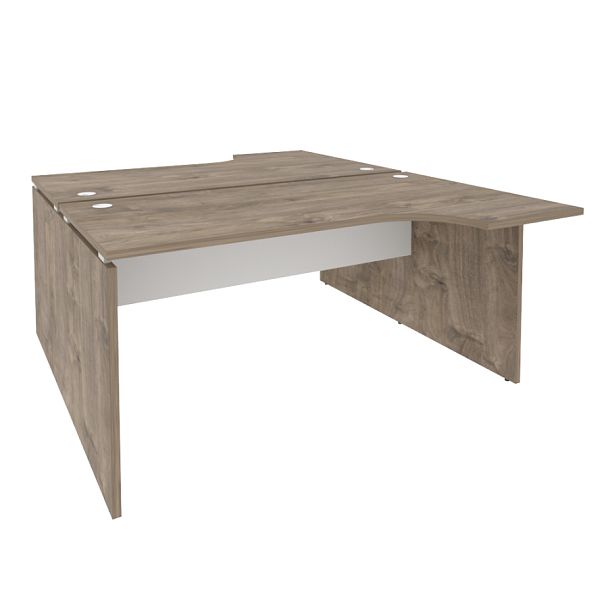 Onix Рабочая станция O.D.SA-1 Тиквуд темный/Белый бриллиант 1580*1995*750 (1475/460) - Вид 1