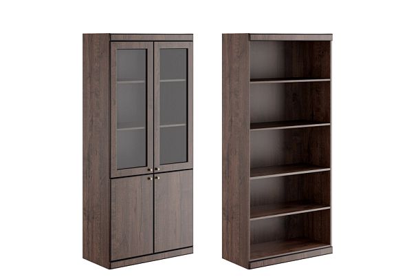 Шкаф для бумаг высокий Bern 90x40x220 дуб апрельский - Вид 1