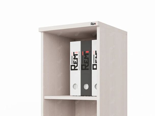 ЛАЙТ / LIGHT RLG026-35x35 Узкий стеллаж 35x35x183 Дуб Молочный - Вид 6