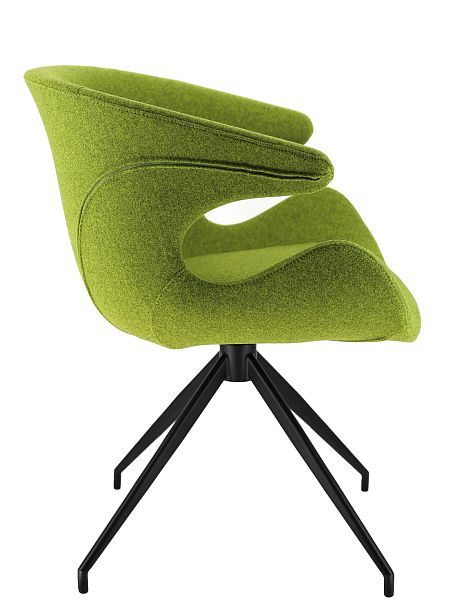 Обеденное кресло Everprof Liberty (Либерти) Ткань Зеленый - Вид 3