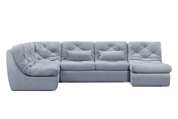 Диван «Борнео» П-образный серый - Вид 2