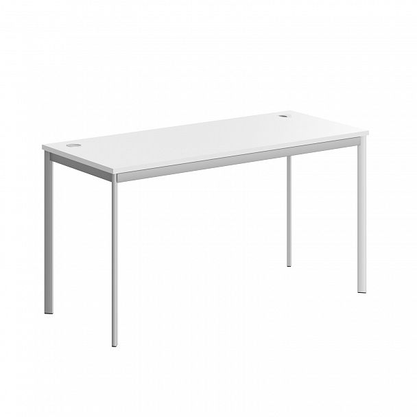 Стол "Imago S" СП-3.1S белый/алюминий - Вид 1