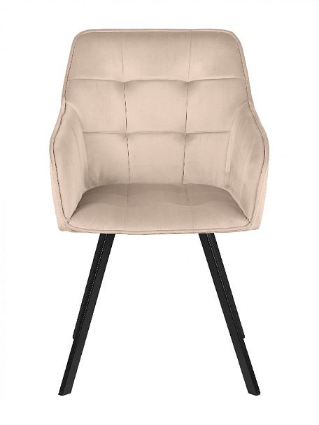 Кресло поворотное Мони, Confetti cream/черный - Вид 3