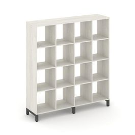 Стайл Проджект Каркас стеллажа 4 яр. SN.KS-440 Дуб Наварра/Металл Антрацит 1488*400*1615 - Фото предпросмотра