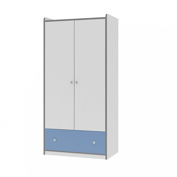 Шкаф для одежды "Дельта Сильвер 9" - Вид 1