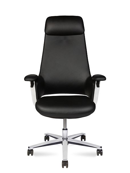 Кресло офисное York / черная кожа - Вид 2