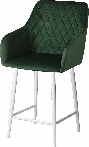 Комплект полубарных поворотных кресел Барли К, Confetti deep forest/белый, 2 шт. - Вид 2