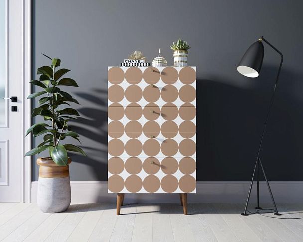 Комод высокий Berber принт 17 арт BB10/Print_17 - Вид 4