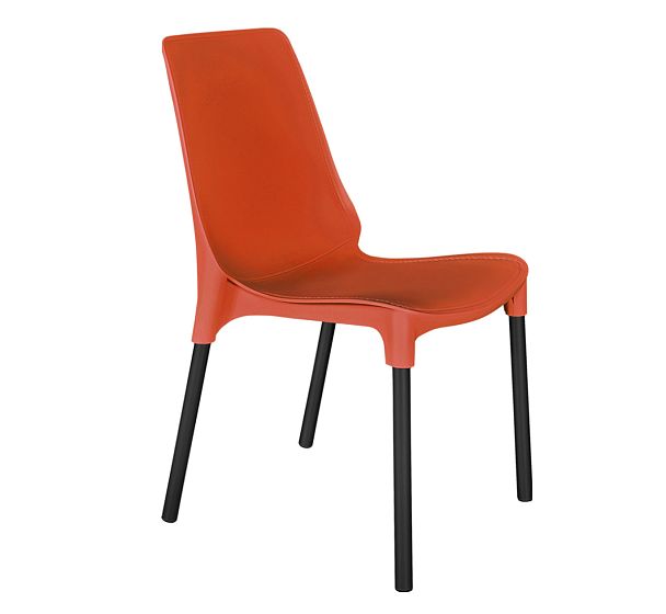 Стул Sheffilton SHT-S75 красный/черный муар - Вид 2