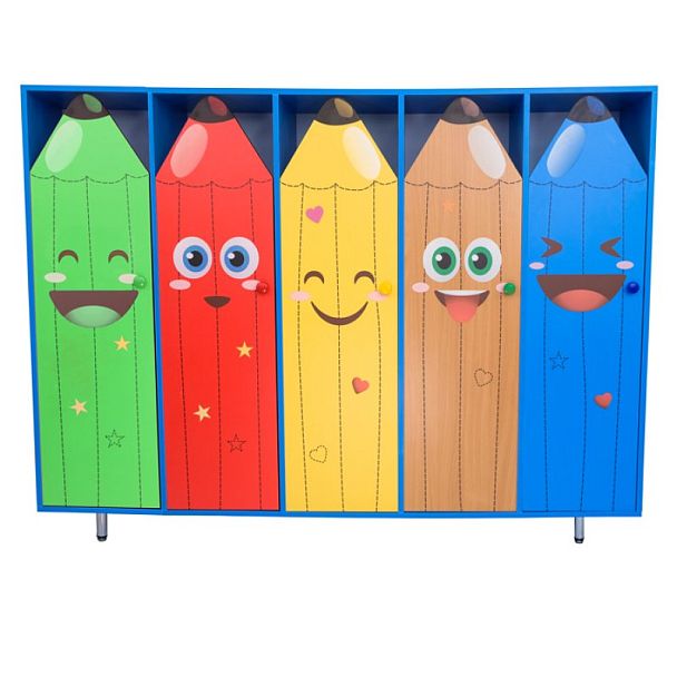 Шкаф "Карандаш" 5-секционный малый - Вид 1