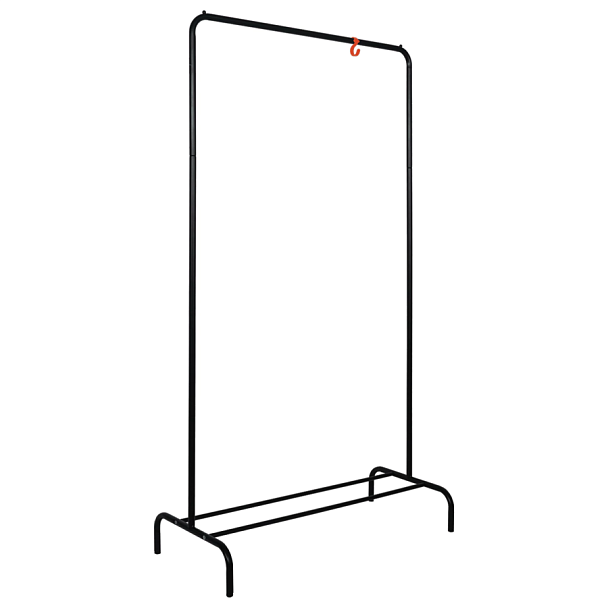 Вешалка для плечиков "Радуга-1", 1500х820х390 мм, металл, черная, ВНП 298 Ч - Вид 1