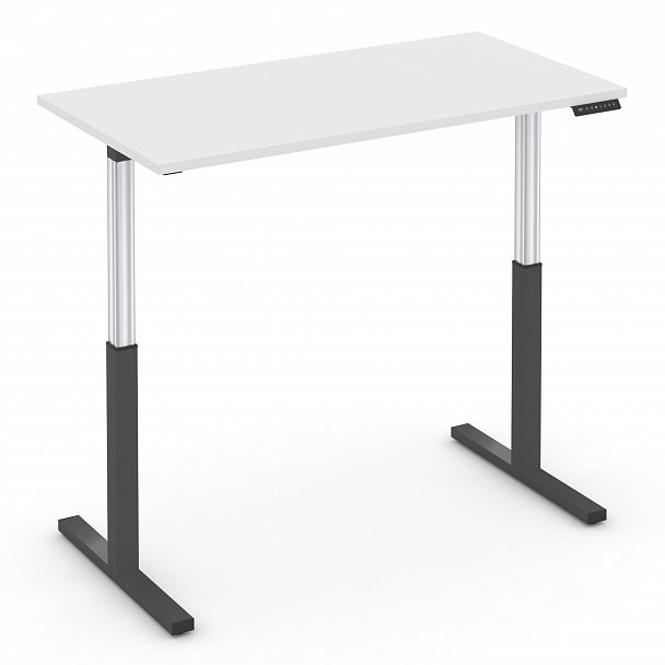 Стол электроподъемный "MOVE UP" MV.SE-3.7 Антрацит металл / Белый Бриллиант - Вид 3