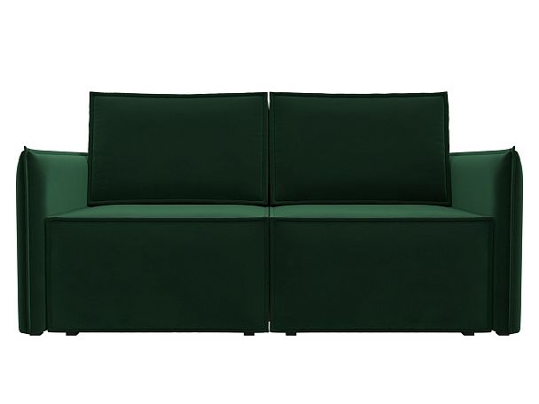 Диван прямой Либерти мини Велюр зеленый - Вид 2