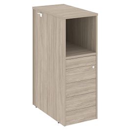 Onix Тумба 5 ящиков TIP-ON завершающая, правая O.R-TV-5 TIP (R) Дуб аттик 436*767*1185 - Фото предпросмотра