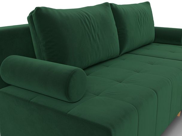 Диван угловой Лига-102 угол универсальный Велюр зеленый - Вид 4