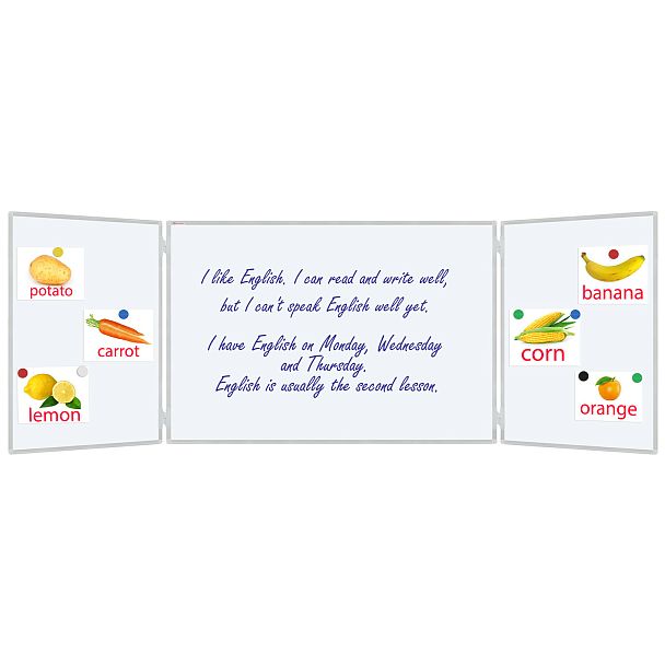 Доска магнитно-маркерная 3-элементная, 100х150/300 см, Польша, Гарантия 10 ЛЕТ, белая, BRAUBERG, 238035 - Вид 7