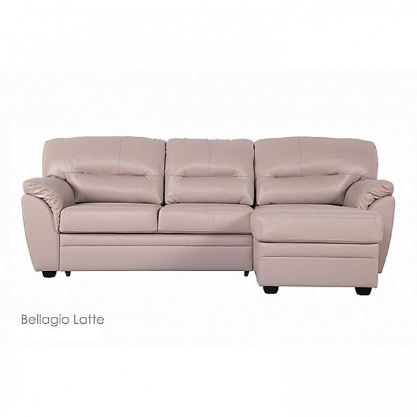 Угловой диван "Атлантик с канапе" в коже - Вид 3